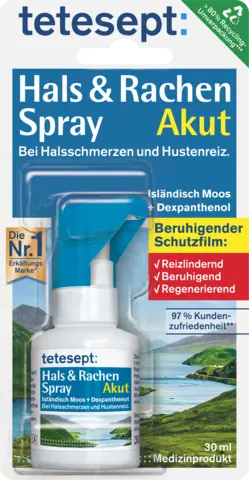 Hals & Rachen Spray Akut von TETESEPT