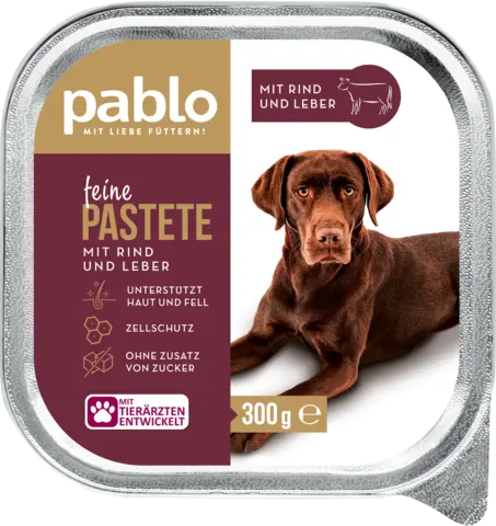 Feine Pastete mit Rind & Leber von PABLO