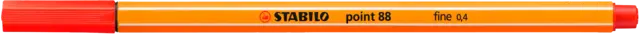 Feinliner Point 88 rot von STABILO