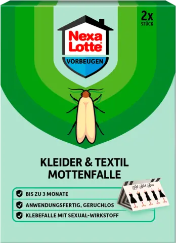 Kleider & Textilschutz Mottenfalle von NEXA LOTTE
