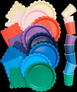 Pappteller Mix Magic Rainbow FSC Mix von DIV.SAISONMARKEN