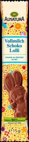 Bio Schoko Vollmilch Lolli von ALNATURA