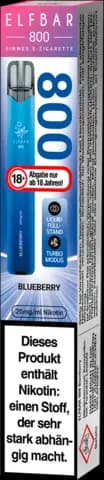 Einweg E-Zigarette Blueberry 800Züge von ELFBAR