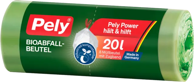 Bio Zugbandbeutel 20 l von PELY