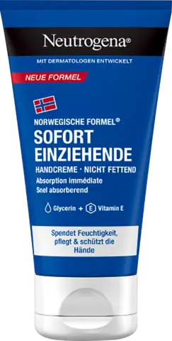 Norwegische Formel Handcreme sofort einziehend von NEUTROGENA