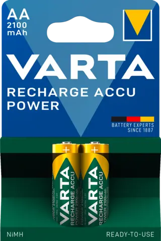 Recharge Accu Power AA 2100 mAh von VARTA