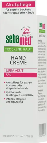 Trockene Haut Handcreme Urea Akut 5% von SEBA MED