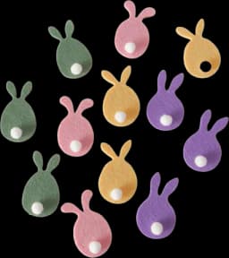 Dekostreu Eggard Hase Mix Polyester von BOLTZE