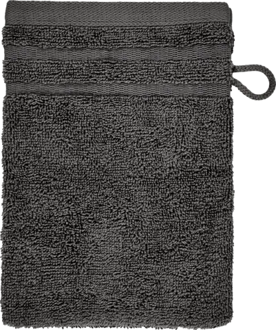 Waschhandschuh anthrazit 15 x 21 cm von DIV.SAISONMARKEN