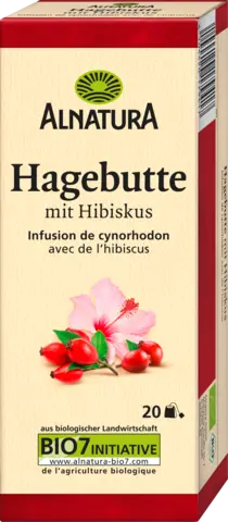 Bio Hagebutte Tee mit Hibiskus von ALNATURA