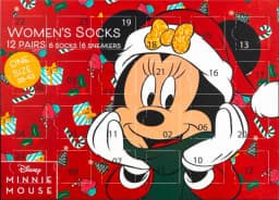 Disney Minnie Mouse Damen Socken Adventskalender Gr.35-41 von WORLD DISNEY COMPANY