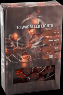 Draht Rentier warmweiß 10 LED 100 cm von DIV.SAISONMARKEN