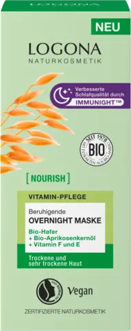 Overnight Maske Bio-Hafer/Vitamin F und E von LOGONA