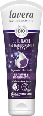Gute Nacht 2 in 1 Handcreme Maske von LAVERA