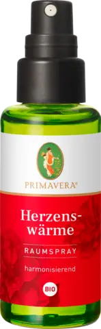 Bio Raumspray Herzenswärme von PRIMAVERA