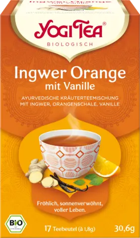 Bio Ingwer Orange mit Vanille von YOGI TEA