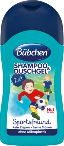 Kids 2 in 1 Shampoo & Duschgel Sportsfreund von BUEBCHEN
