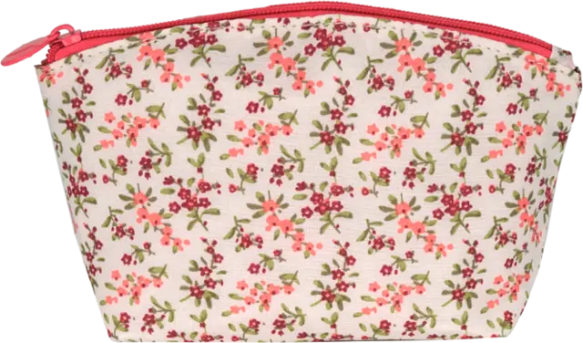 Schminktasche Polyester Blumen creme von SOAPLAND