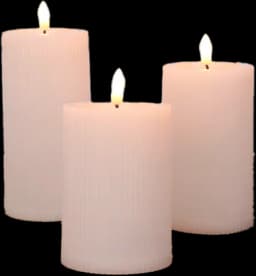 LED-Kerze weiß von DIV.SAISONMARKEN