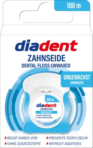 Zahnseide ungewachst von DIADENT