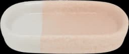 Seifenschale Keramik Sandoptik beige/weiß von DIV.SAISONMARKEN