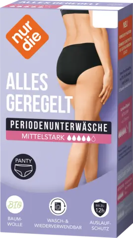 Damen Panty Alles Geregelt mittelstark Fb.094 schwarz Gr.40/42 von NUR DIE
