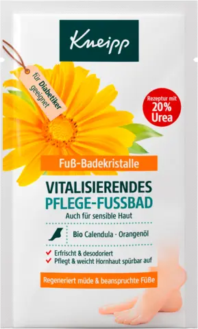 Vitalisierendes Pflege-Fußbad von KNEIPP