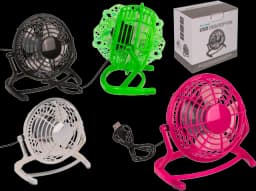 Tisch-Ventilator mit USB-Kabel farbig sortiert von DIV.SAISONMARKEN