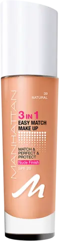 3 in 1 Easy Match Make-up 039 natural beige von MANHATTAN