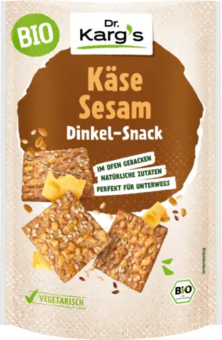Käse-Sesam Dinkel-Snack von DR.KARG