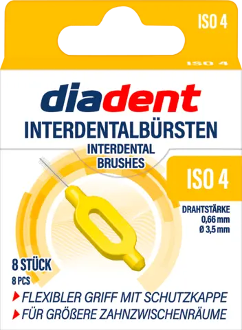 Interdentalbürsten fein ISO 4 von DIADENT