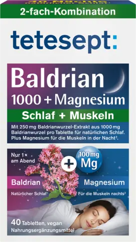 Baldrian 1000+Magnesium von TETESEPT