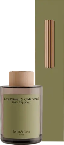 Scented Room Diffusor Grey Vetiver & Cedarwood von JEAN & LEN