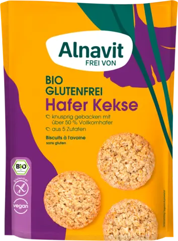 Bio Glutenfrei Hafer Kekse von ALNAVIT
