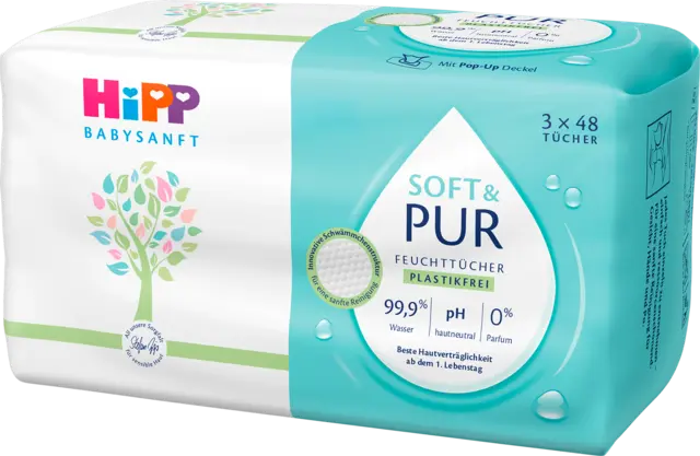 Babysanft Feuchttücher Soft & Pur von HIPP