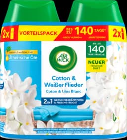 Freshmatic Max Duo Cotton&Weiße Orchidee Nachfüller von AIRWICK