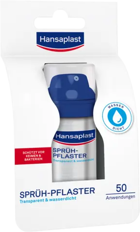 Sprüh-Pflaster transparent & wasserdicht von HANSAPLAST