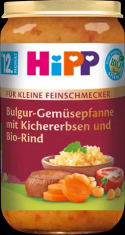 Bio Für kleine Feinschmecker Bulgur-Gemüsepfanne ab 12. Monat von HIPP