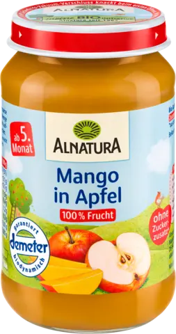 Demeter Apfel mit Mango ab 5. Monat von ALNATURA