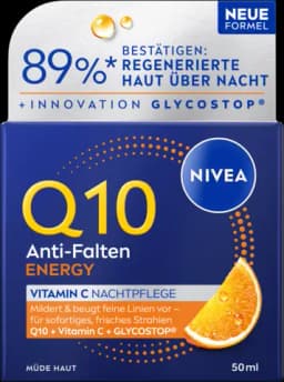 Q10 Anti-Falten Energy Vitamion C Nachtpflege von NIVEA