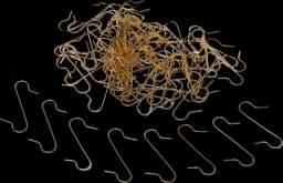 S-Haken Schnellaufhänger gold von HEITMANN