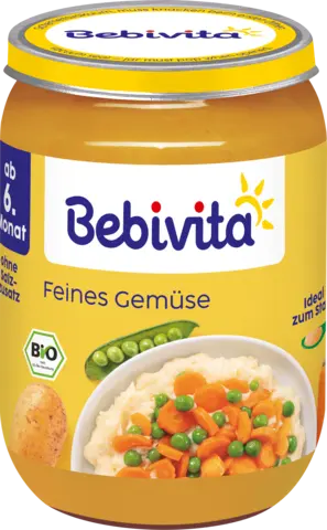 Bio Feines Gemüse ab 6. Monat von BEBIVITA