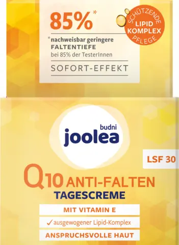 Tagescreme Q10 Anti-Falten LSF 30 von JOOLEA