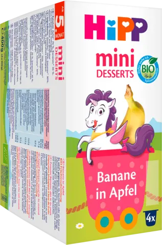 Bio Frucht-Pause Banane in Apfel nach 4. Monat von HIPP