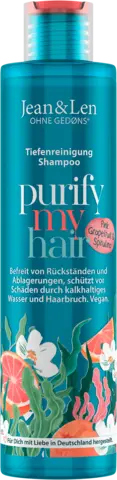 Shampoo Tiefenreinnigung Pink Grapefruit/Spirulian von JEAN & LEN