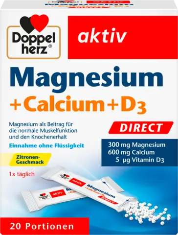 Magnesium + Calcium + D3 direct von DOPPELHERZ