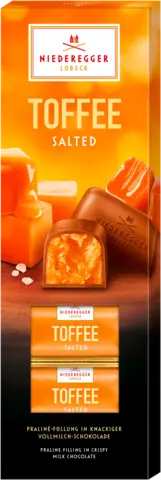 Toffee Salted in Vollmilch-Schokolade von NIEDEREGGER