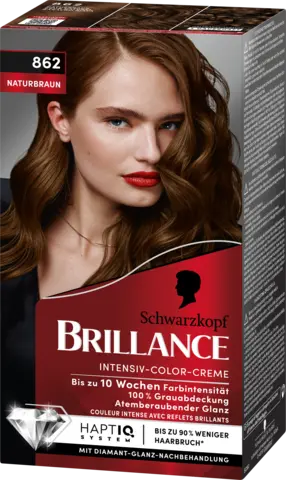 Brillance Intensiv-Color-Creme 862 naturbraun von BRILLANCE