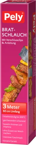 Bratschlauch mit Verschlussclip 60 cm Umfang von PELY