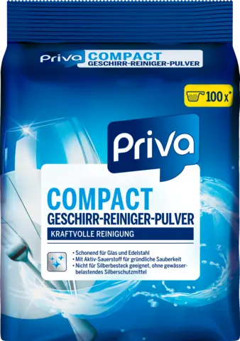 Geschirrreinigerpulver Compact von PRIVA